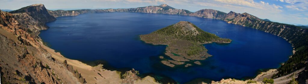 Crater Lake NP, Mt Hood, jezero Blanca a Glacier NP 110