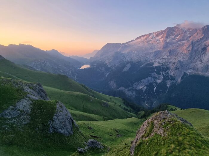 Panoramatická trasa Viel dal Pan v Dolomitech
